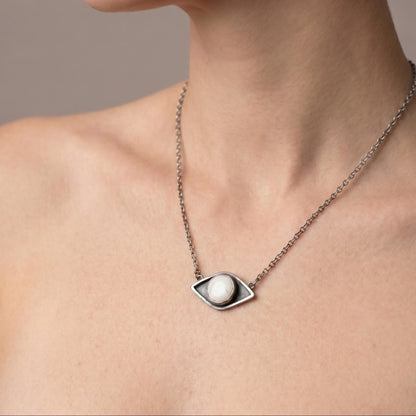 Sterling Silver White Buffalo Necklace – Choose Your Necklace