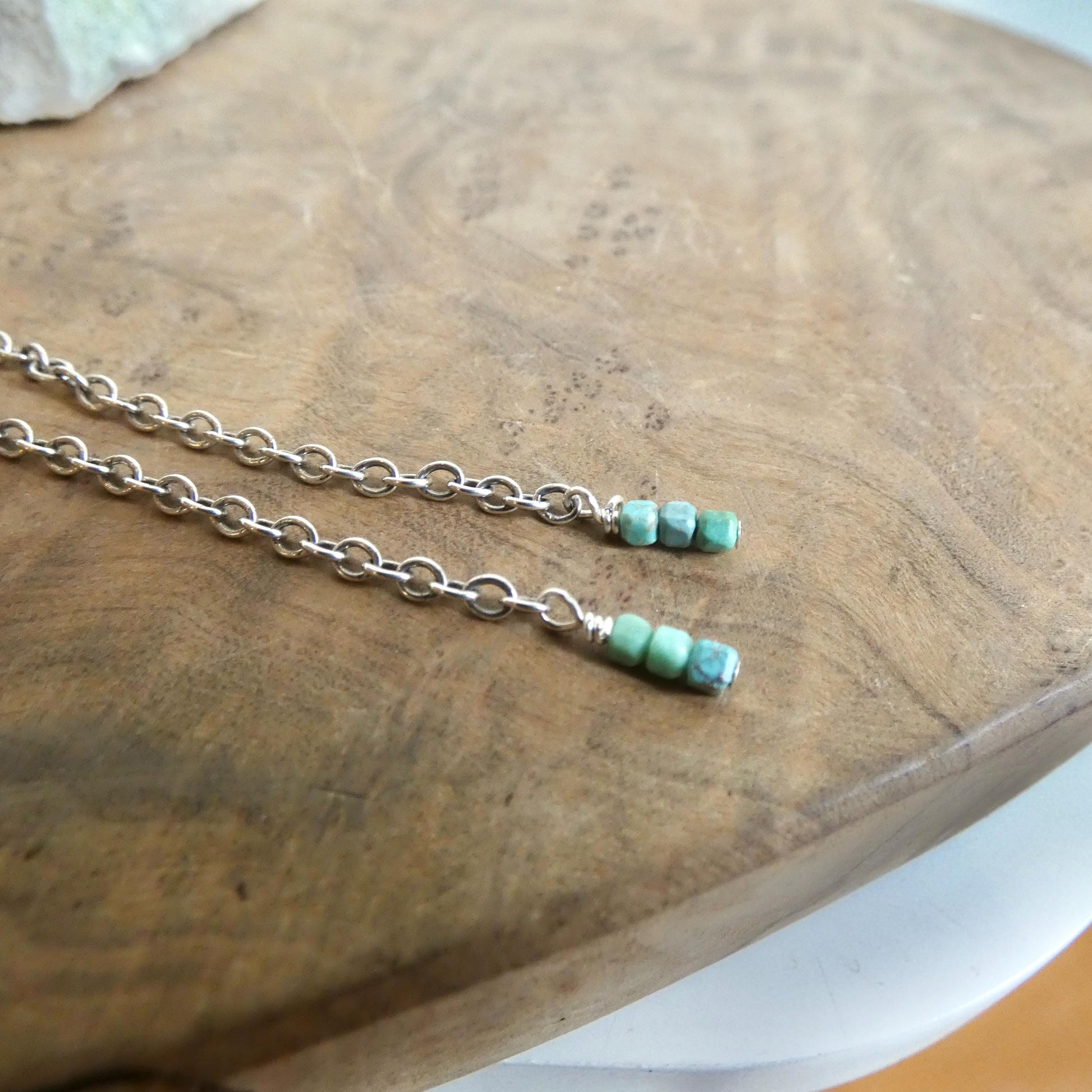 Choose your finished Royston Ribbon Turquoise Bolo Necklace – Sterling Silver
