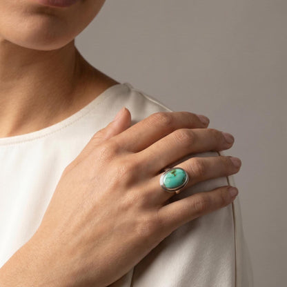 Sonoran Gold Turquoise Ring - Choose your Ring - Sterling Silver