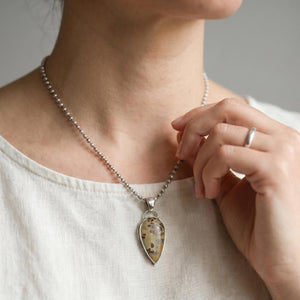 Paintbrush Jasper Pendant - Sterling Silver - Choose your Pendant