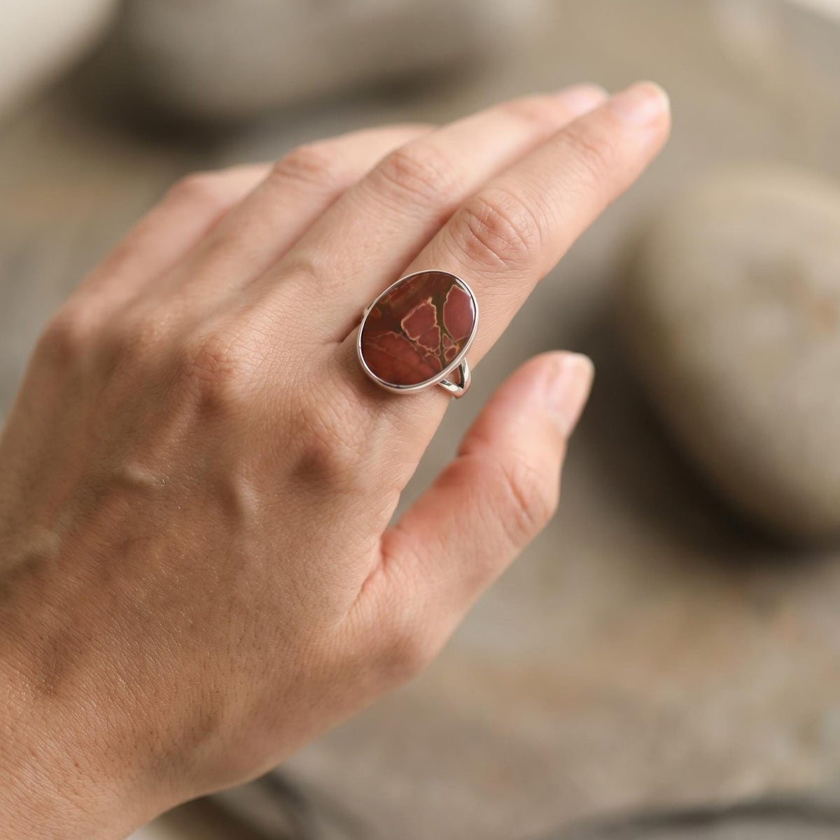 Red Creek Jasper Ring | Sterling Silver | Choose Your Stone