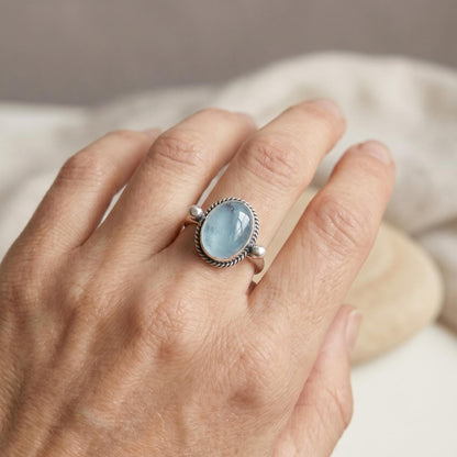 Custom Morganite Ring - Choose Your Beryl Stone - Sterling Silver