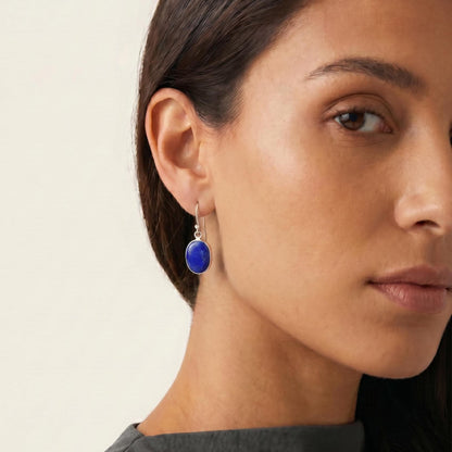 Sterling Silver Lapis Lazuli Drop Earrings – Silversmith Jewelry