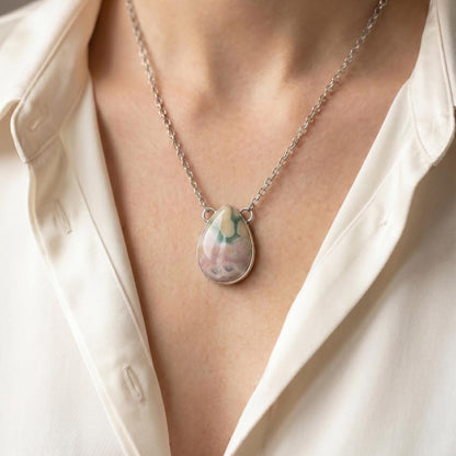 Ocean Jasper Pendant includes chain, Choose Your OOAK Necklace