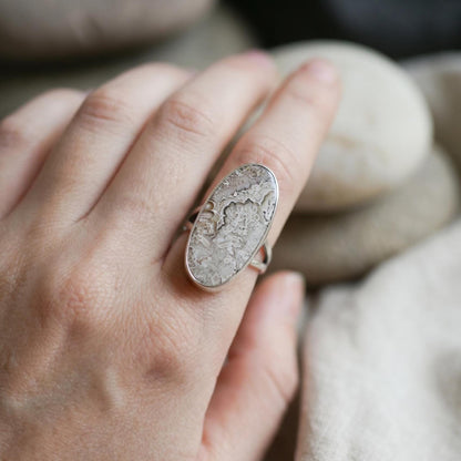Choose Your Stone: Sterling Silver Crazy Lace Agate Ring - Silversmith Design