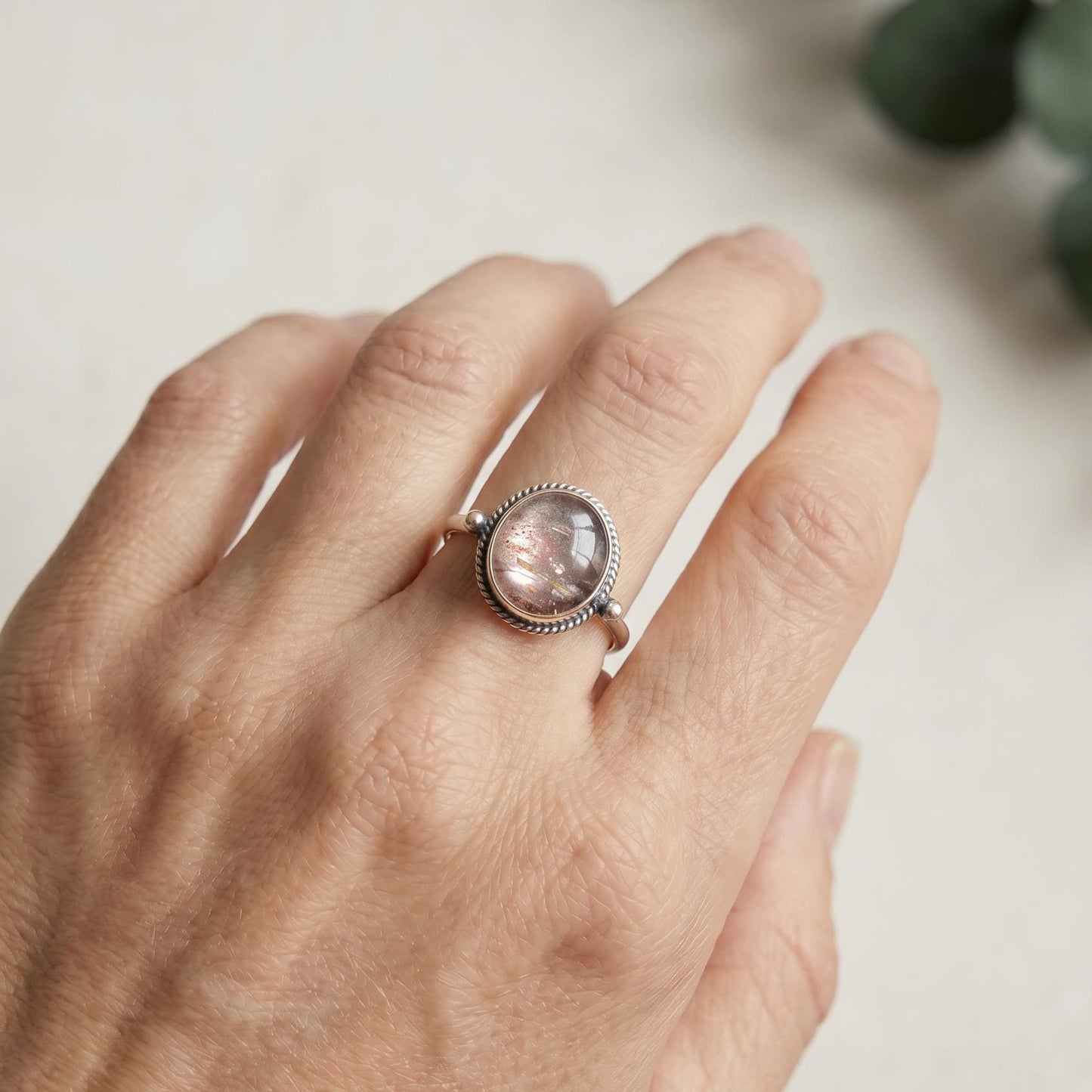 Sunstone Delica Ring - .925 Sterling Silver - Choose Your Stone