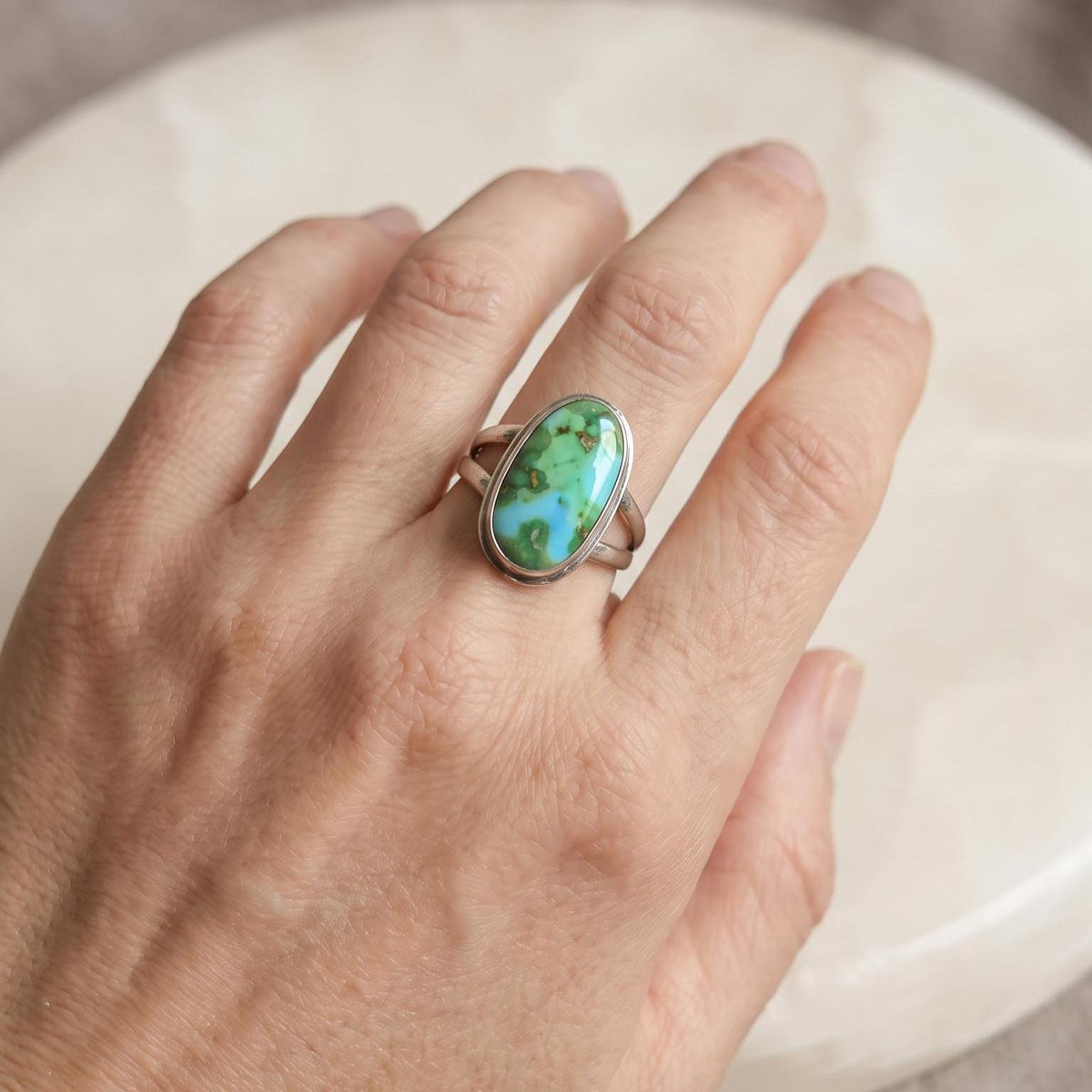 Sonoran Gold Turquoise CUSTOM Ring | Sterling Silver