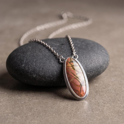 Custom Red Creek Jasper Necklace - Choose your Stone - OOAK