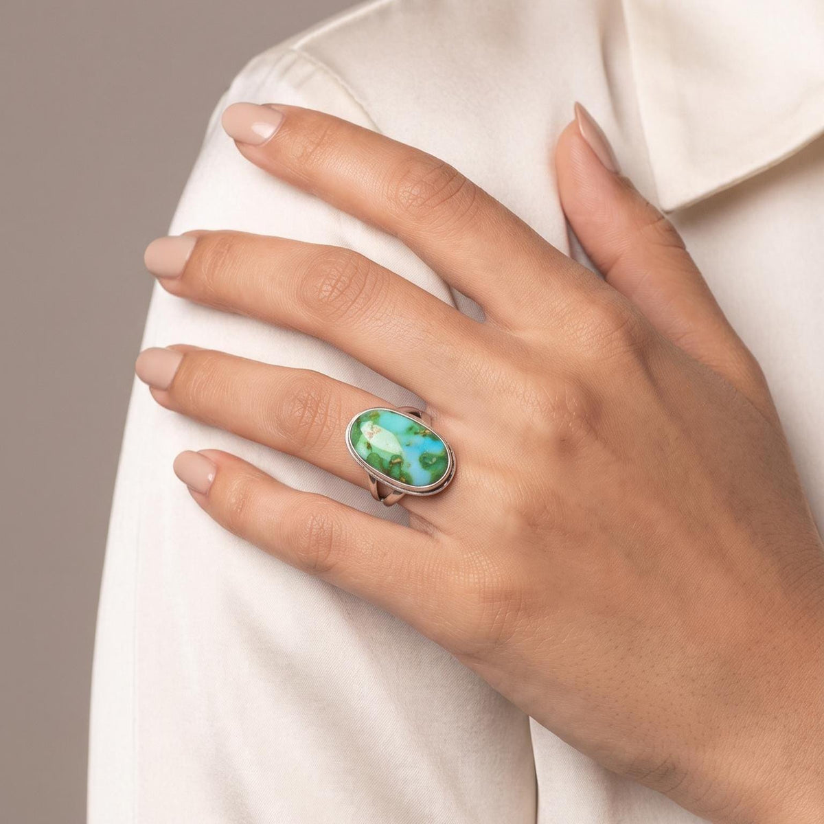 Sonoran Gold Turquoise CUSTOM Ring | Sterling Silver