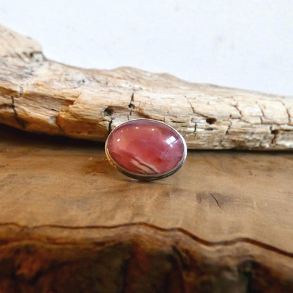 Rhodochrosite Ring - Sterling Silver - Choose Your Finished Ring