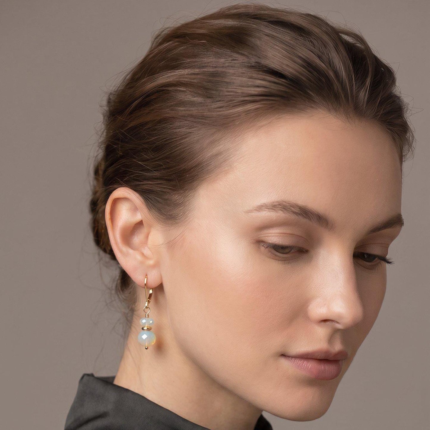 Ethiopian Opal Earrings | 14 KT Gold Filled