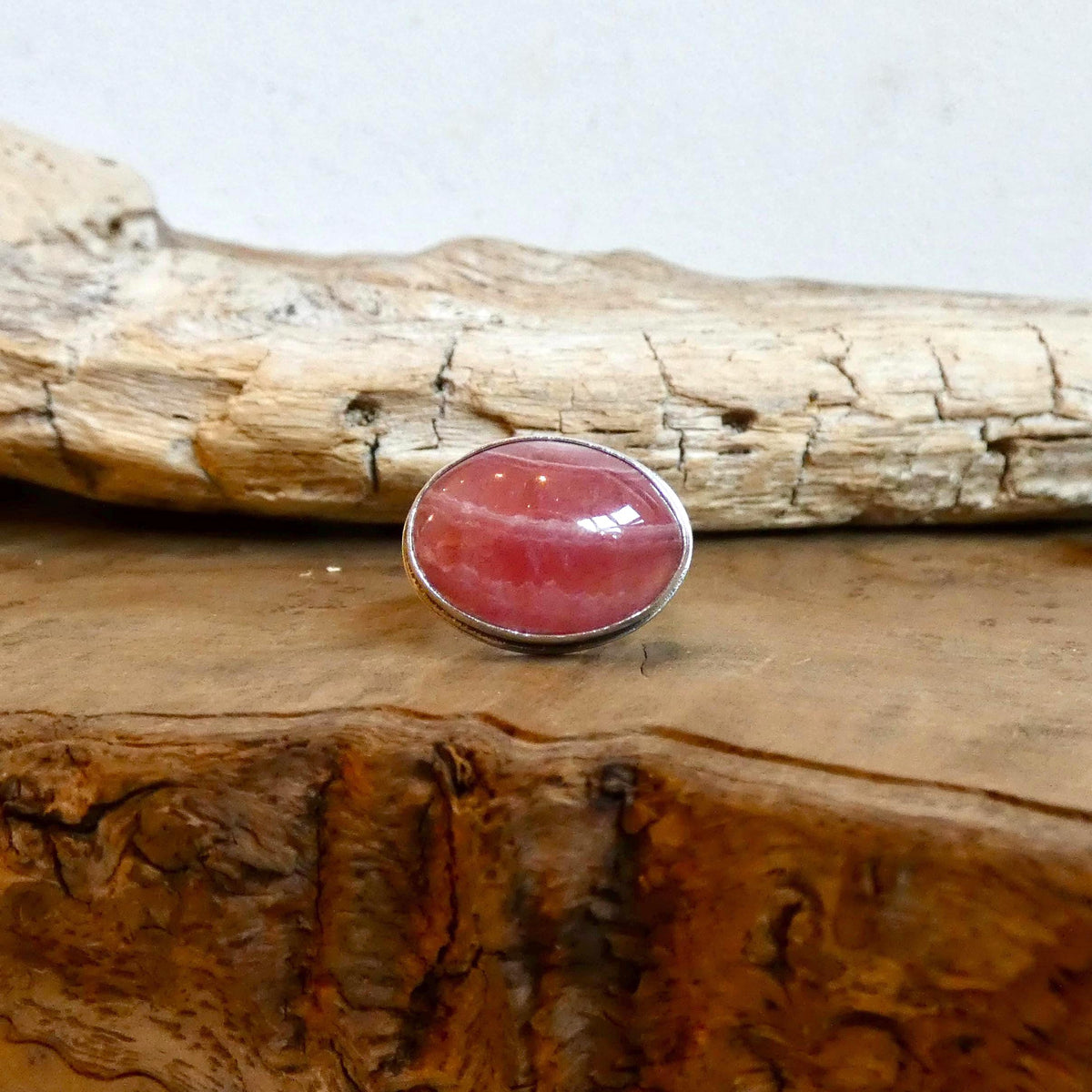 Rhodochrosite Ring - Sterling Silver - Choose Your Finished Ring