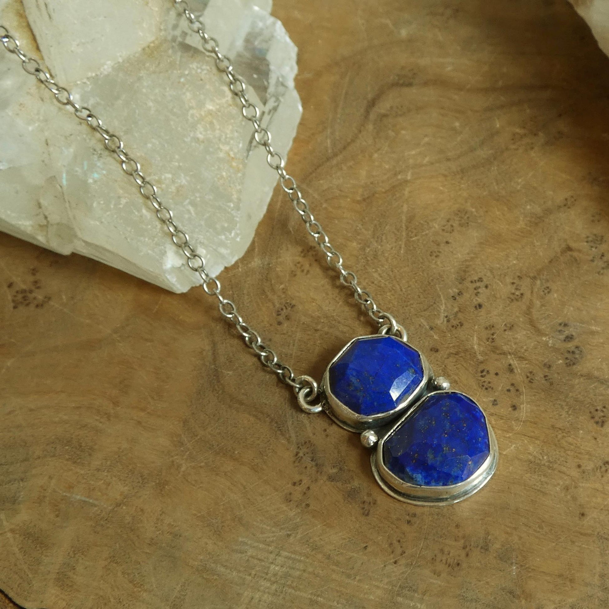 Lapis Lazuli Necklace | Sterling Silver