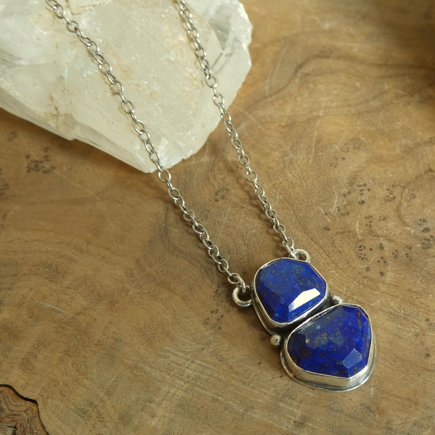 Lapis Lazuli Necklace | Sterling Silver