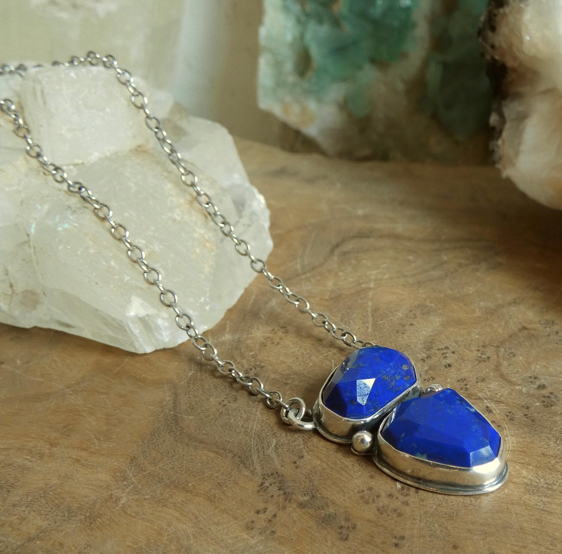 Lapis Lazuli Necklace | Sterling Silver