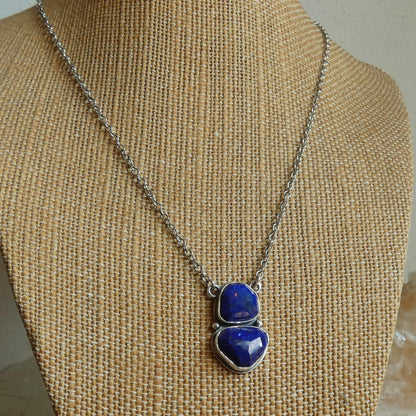 Lapis Lazuli Necklace | Sterling Silver