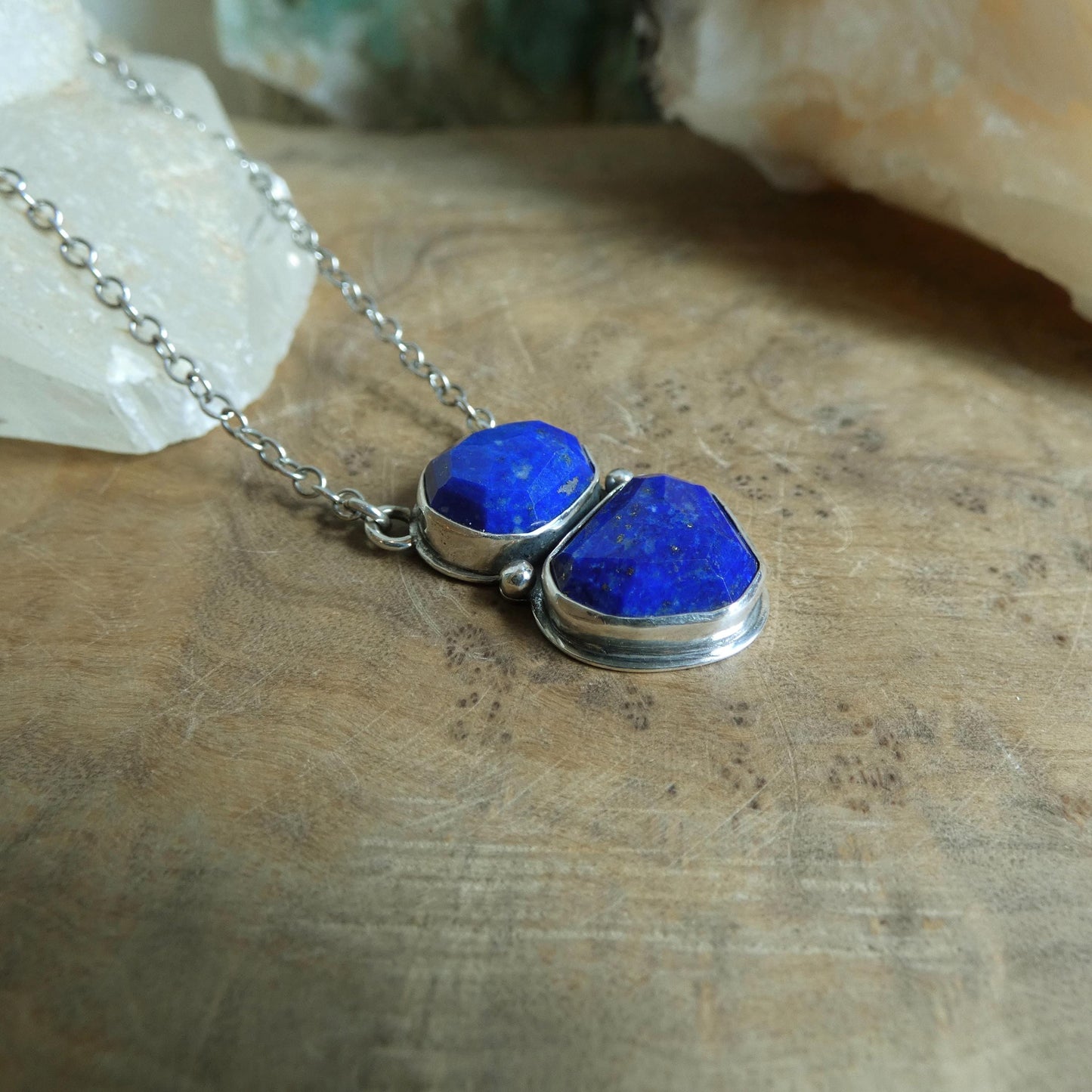 Lapis Lazuli Necklace | Sterling Silver