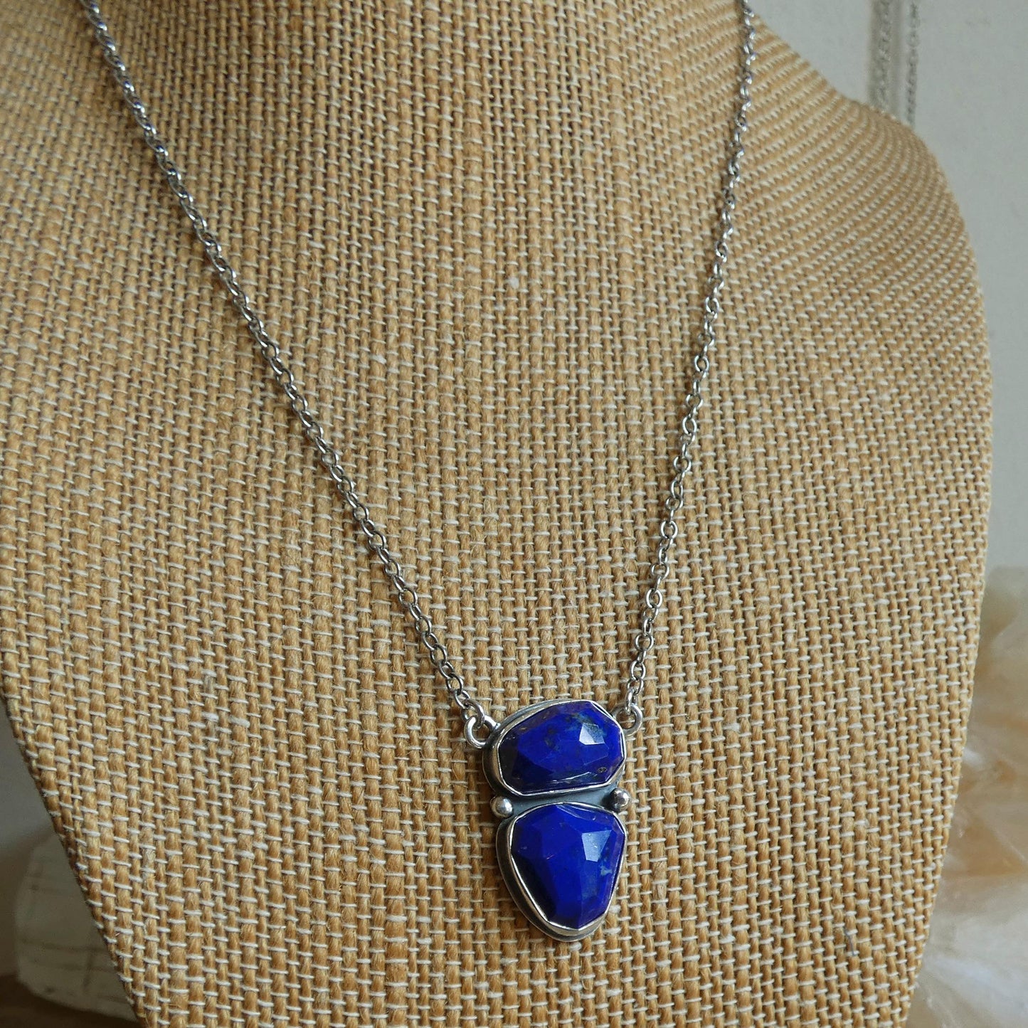 Lapis Lazuli Necklace | Sterling Silver