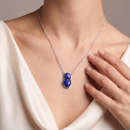Lapis Lazuli Necklace | Sterling Silver
