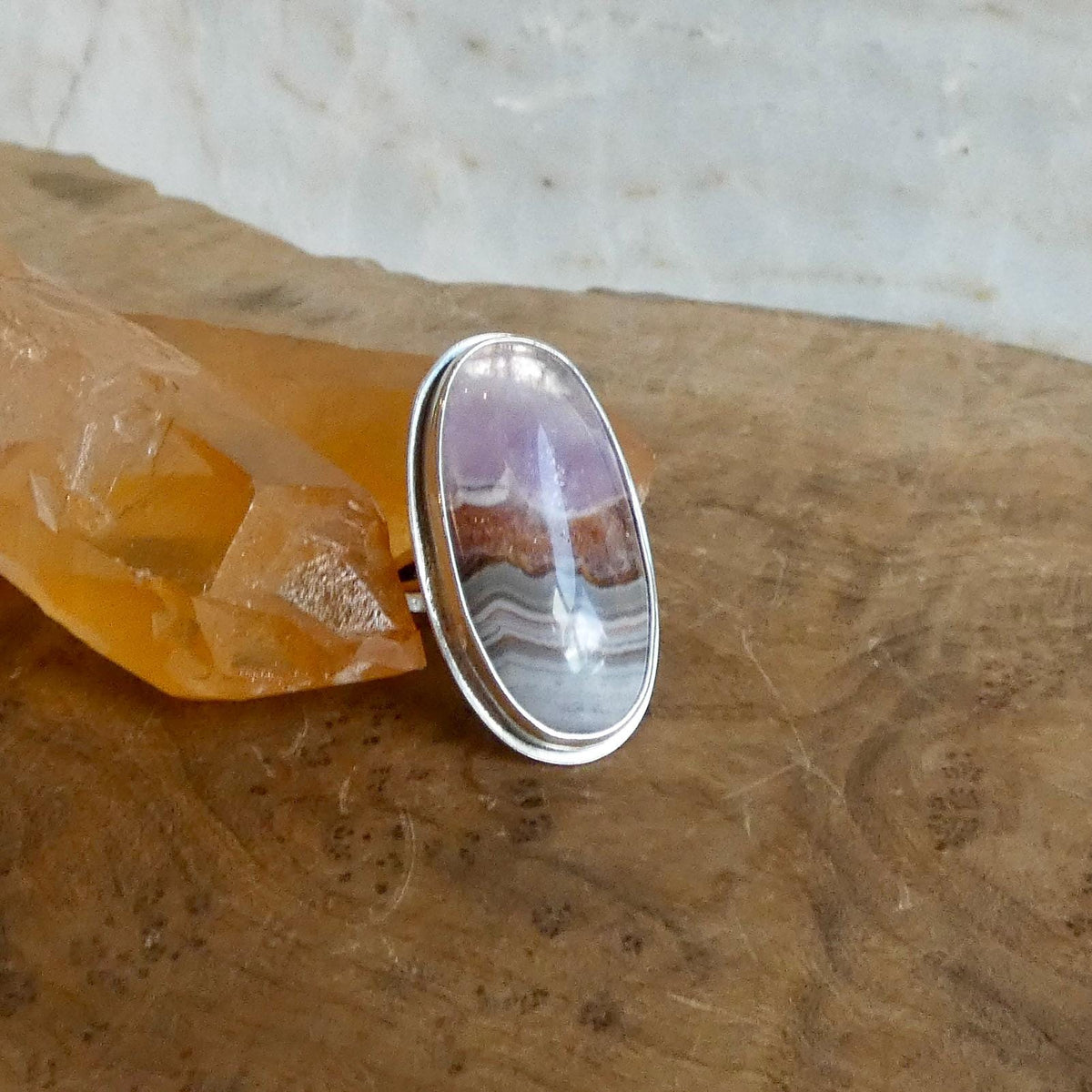 Crazy Lace Amethyst Big Ring | Sterling Silver | Choose Your Ring