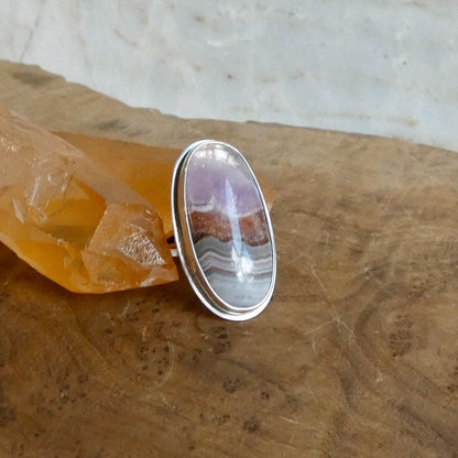 Crazy Lace Amethyst Big Ring | Sterling Silver | Choose Your Ring