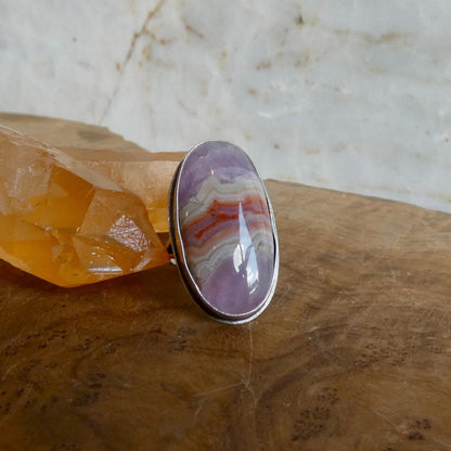 Crazy Lace Amethyst Big Ring | Sterling Silver | Choose Your Ring