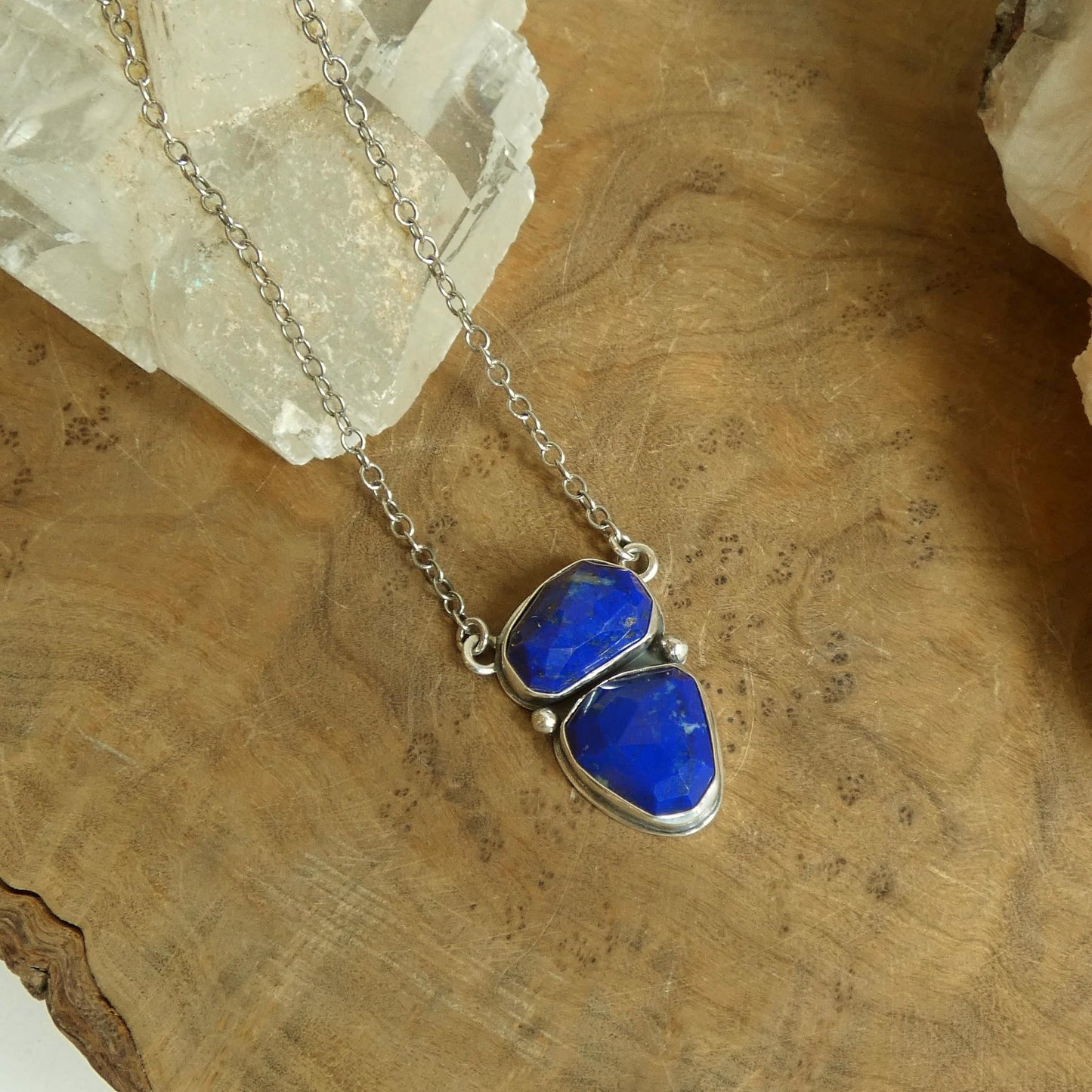 Lapis Lazuli Necklace | Sterling Silver