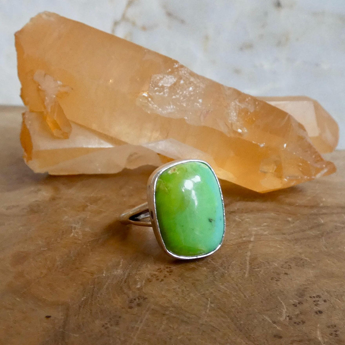 Sonoran Gold Turquoise Ring | Sterling Silver