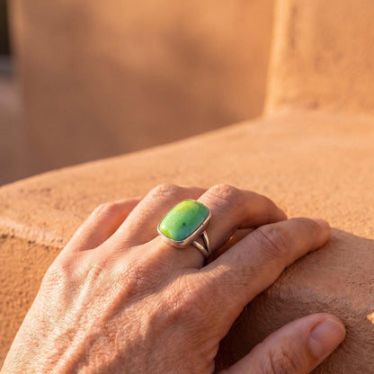 Sonoran Gold Turquoise Ring | Sterling Silver