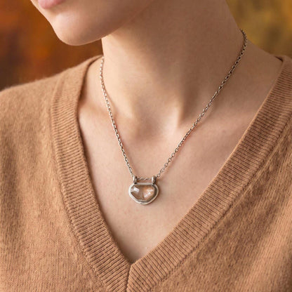 Copper Rutilated Quartz Pendant | Sterling Silver | Choose Your Stone