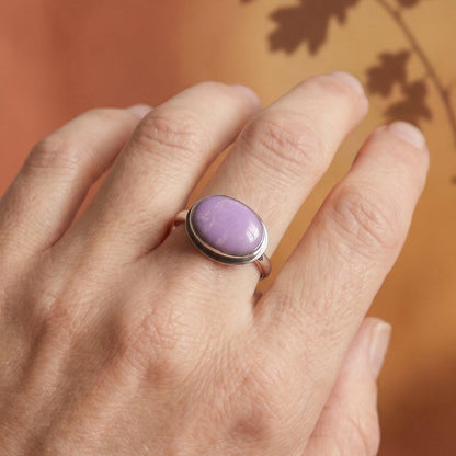 Phosphosiderite Purple Ring | Sterling Silver