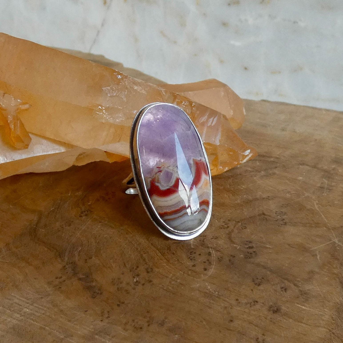 Crazy Lace Amethyst Big Ring | Sterling Silver | Choose Your Ring