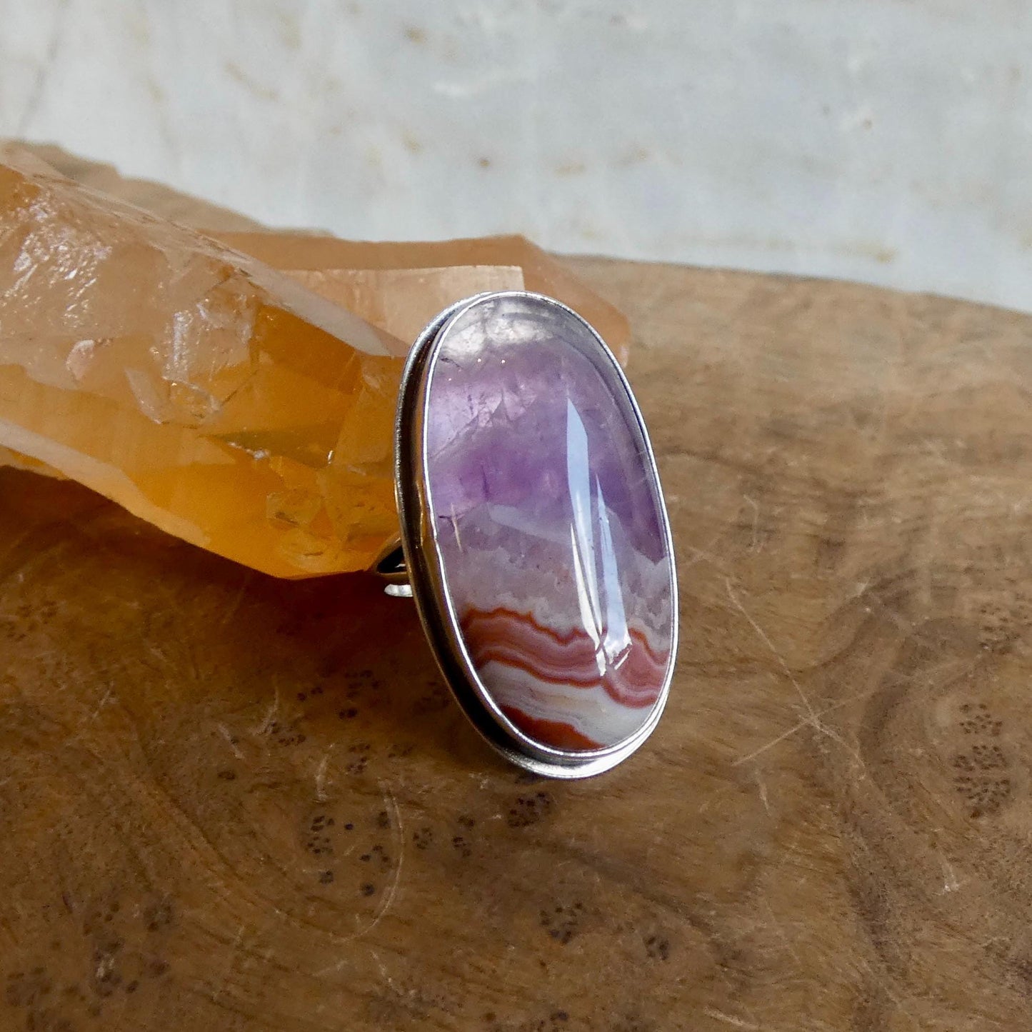 Crazy Lace Amethyst Big Ring | Sterling Silver | Choose Your Ring