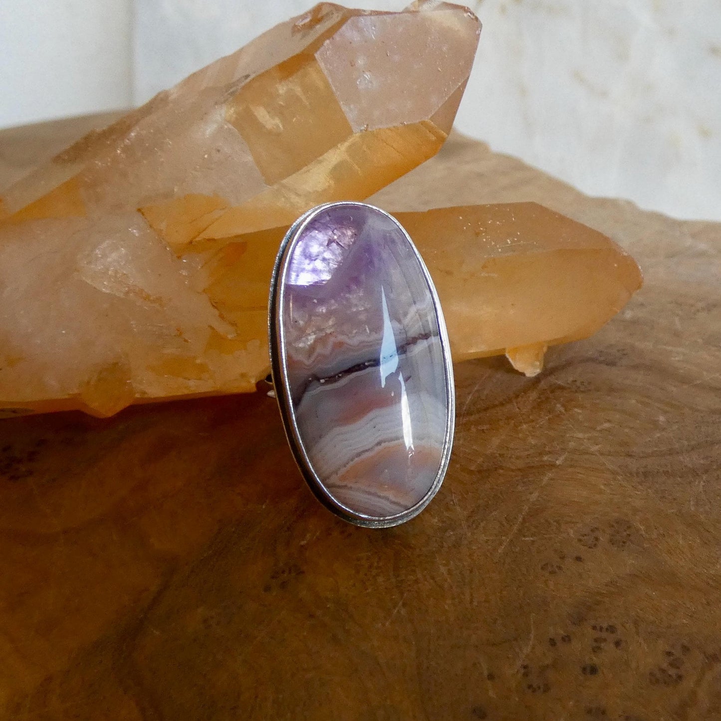 Crazy Lace Amethyst Big Ring | Sterling Silver | Choose Your Ring