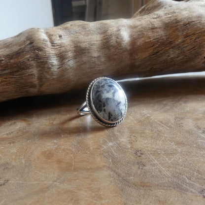 White Buffalo Ring | Sterling Silver | Choose Your Ring