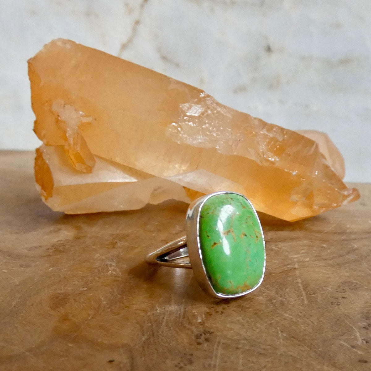 Sonoran Gold Turquoise Ring | Sterling Silver