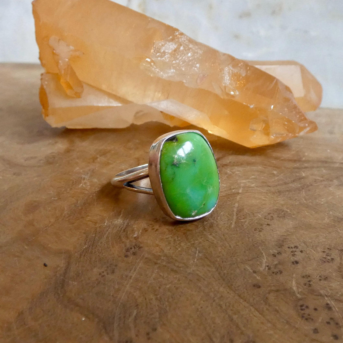 Sonoran Gold Turquoise Ring | Sterling Silver