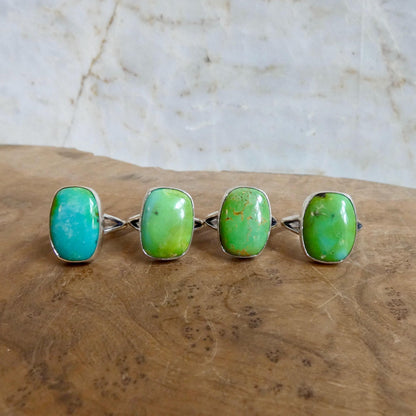 Sonoran Gold Turquoise Ring | Sterling Silver