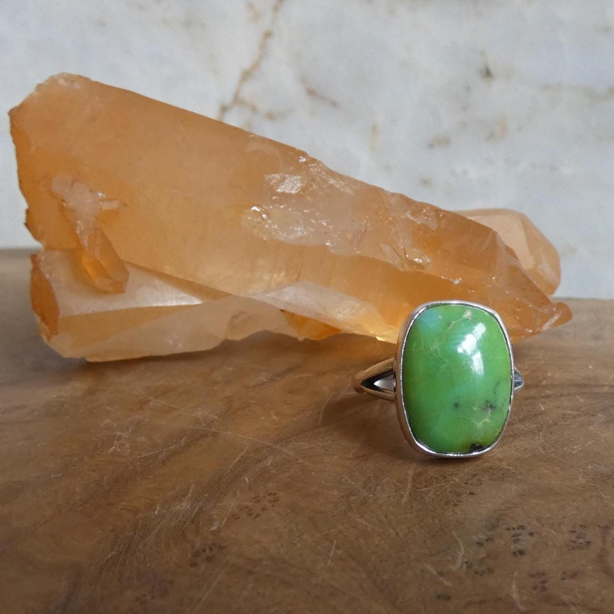 Sonoran Gold Turquoise Ring | Sterling Silver