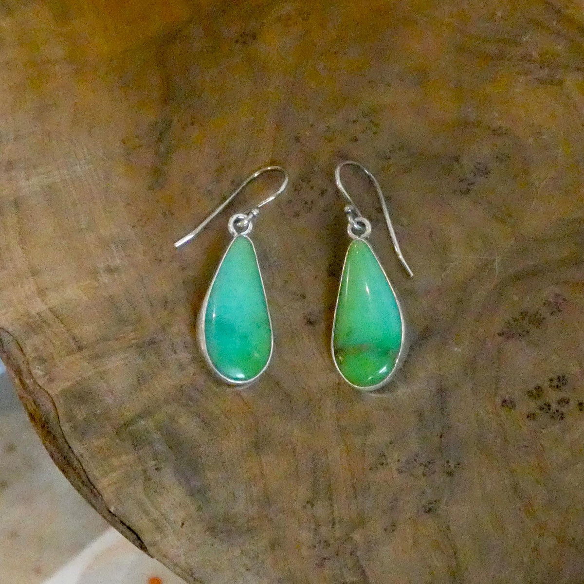 Sonoran Turquoise Drop Earrings | Sterling Silver | Choose Your Pair