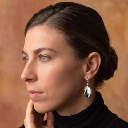 White Buffalo Drop Earrings | Sterling Silver | Choose Your Pair