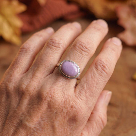 Phosphosiderite Purple Ring | Sterling Silver