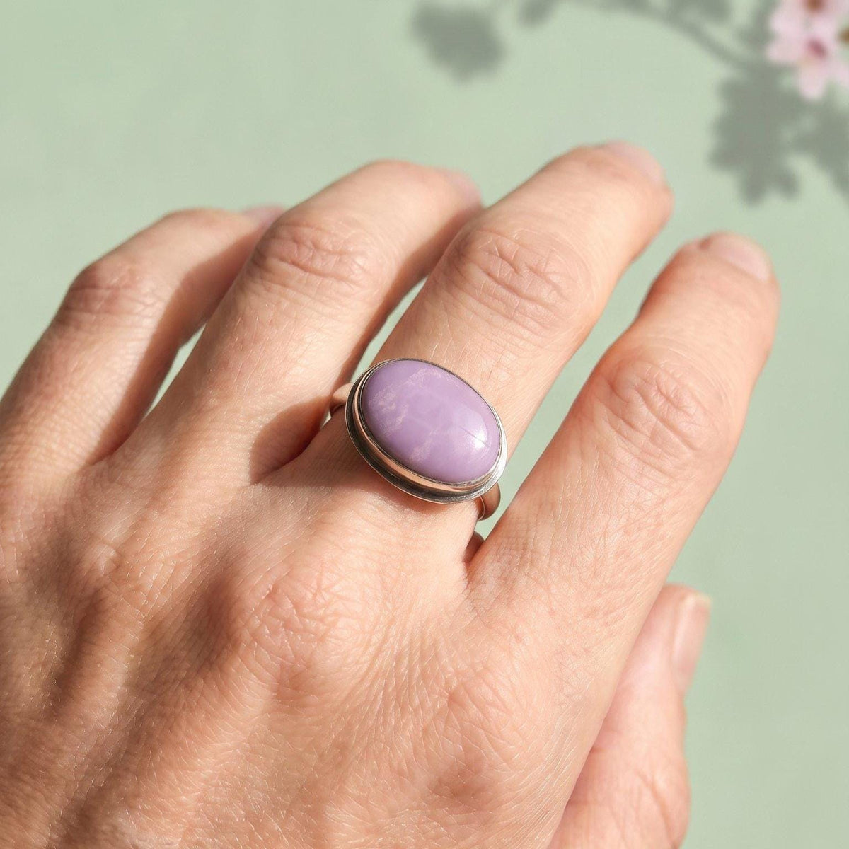 Phosphosiderite Purple Ring | Sterling Silver
