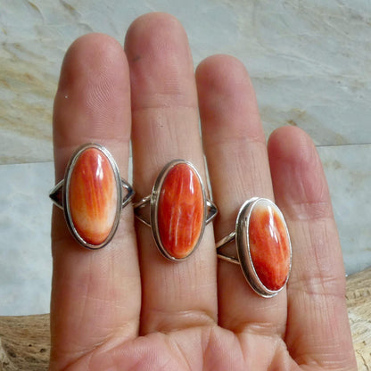 Spiny Oyster Boho Ring | Sterling Silver