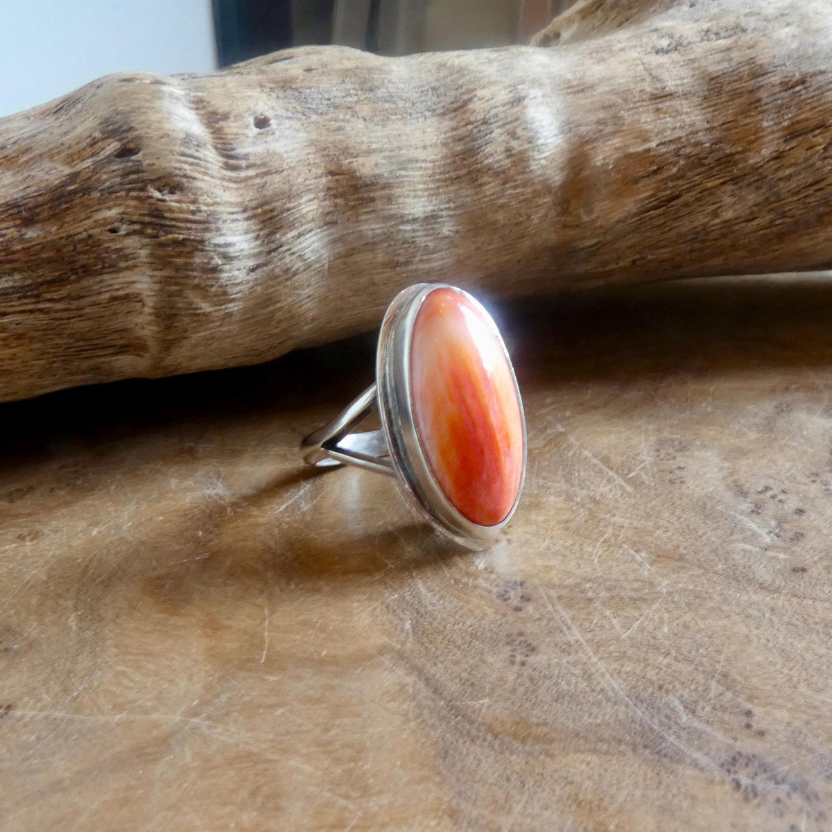 Spiny Oyster Boho Ring | Sterling Silver