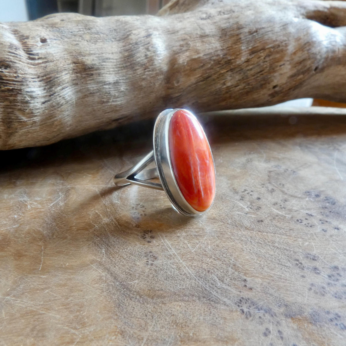 Spiny Oyster Boho Ring | Sterling Silver