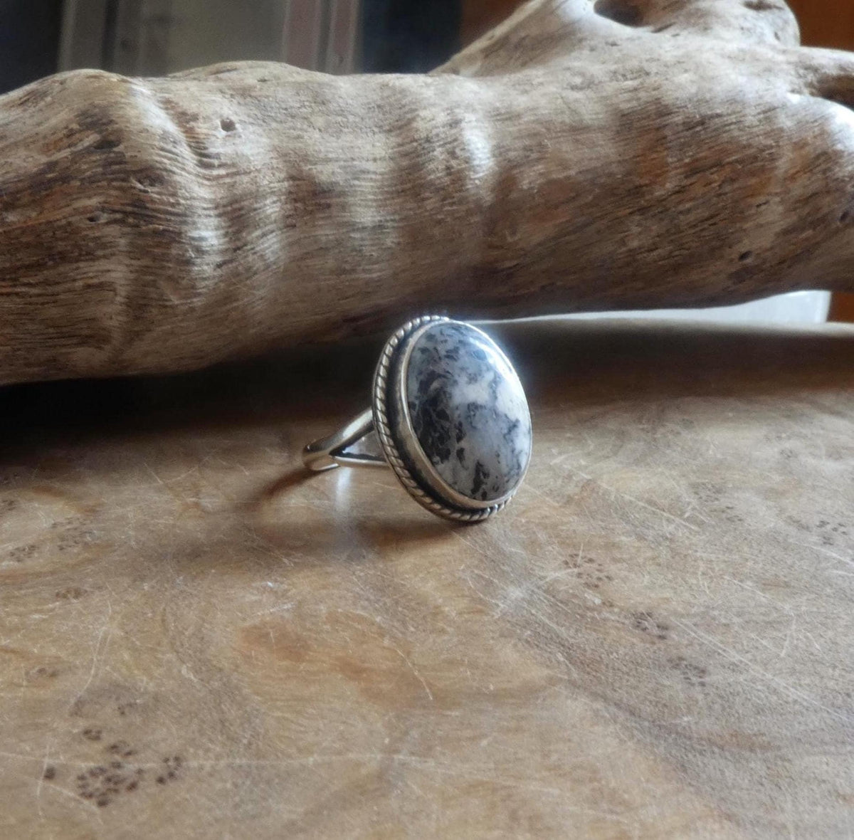 White Buffalo Ring | Sterling Silver | Choose Your Ring