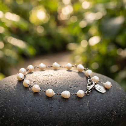 Rosarita Bracelet |Freshwater Pearls | Sterling Silver