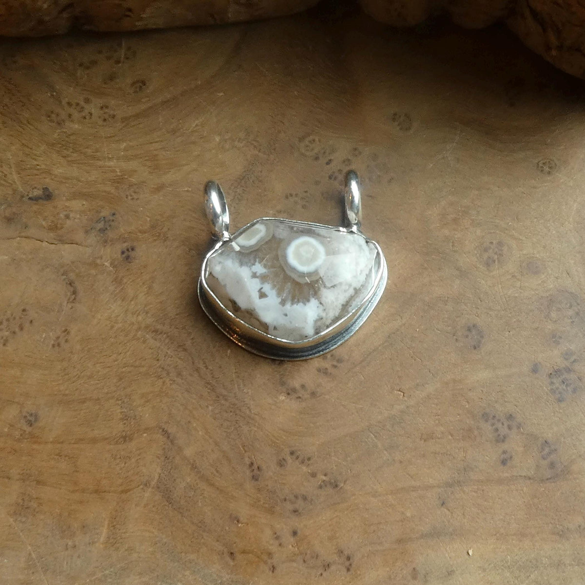 Ocean Jasper Pendant | Sterling Silver
