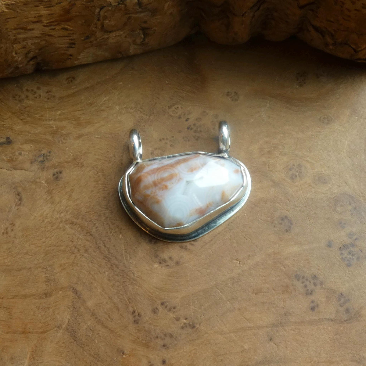 Ocean Jasper Pendant | Sterling Silver